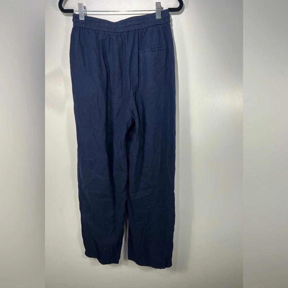 Zara Linen Drawstring Pants Sz Small